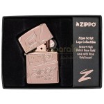 Bricheta editie limitata Zippo Script Collectible Rose Gold